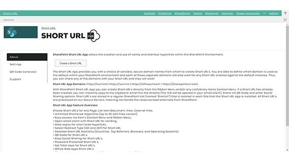 SharePoint ShortUrl
